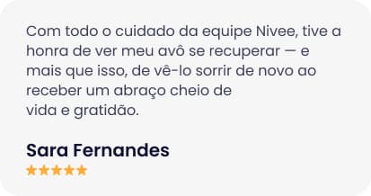 Depoimento de paciente