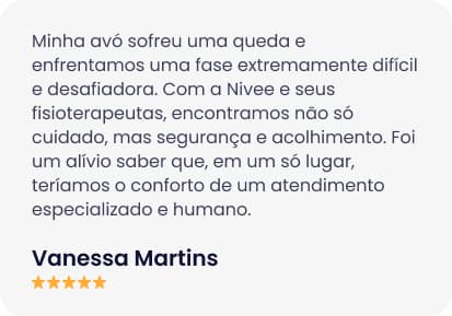 Depoimento de paciente